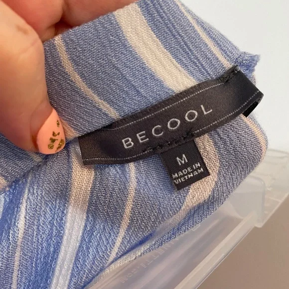 Becool striped romper medium - Picture 3 of 4